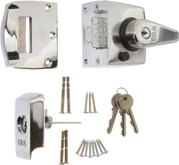 Torschloss Türschloss Schloss für Zaun und Tür, Nachtriegelschloss 40mm, ERA BS2