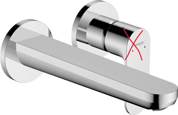 hansgrohe Waschtischarmatur Wasserhahn Bad wassersparend Unterputz Rebris S