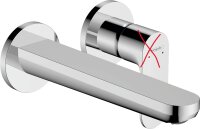 hansgrohe Waschtischarmatur Wasserhahn Bad wassersparend...