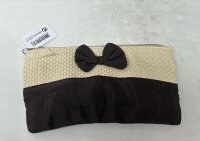Stroh-Stoff Tasche kleine Tasche universal nutzbar z.b...