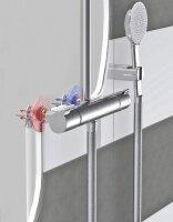 Einbau Befestigungssystem Dusche oder Bad/Dusche Mehrschichtige Rohr Ø 16