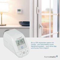 Homematic IP Smart Home Heizkörperthermostat Energie sparen 153412A0 Basic