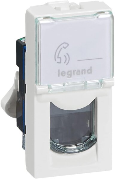 Legrand Netzwerkdose Multimediabuchse RJ 45 Mosaic Kategorie 6 F/UTP