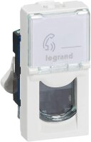 Legrand Netzwerkdose Multimediabuchse RJ 45 Mosaic Kategorie 6 F/UTP