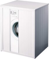Waschmaschinenschrank Waschmaschinen Abdeckung Verkleidung Negrari XXL AM5013P