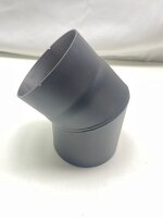 FIREFIX Ofenrohrbogen Rauchrohrbogen Ofenrohr Rauchrohr 130 mm, 45° ,2mm