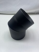 FIREFIX Ofenrohrbogen Rauchrohrbogen Ofenrohr Rauchrohr 130 mm, 45° ,2mm