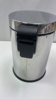 hansgrohe Mülleimer Treteimer Abfalleimer Badezimmer Chrom, 3l, AddStoris