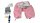 Mobiles Haarwaschbecken Aufblasbar Tragbar PVC Haarwaschtablett mit Ablaufrohr