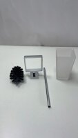 tesa Toilettenbürsten-Set WC-Garnitur Toilettenbürste mit Bürstenhalter, DELUXXE