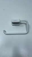 hansgrohe Toilettenpapierhalter AddStoris, Klopapierhalter mit Ablage, Mattweiß