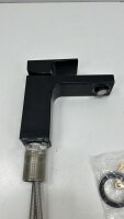 hansgrohe Waschtischarmatur Wasserhahn Mischbatterie Vernis Shape Mattschwarz