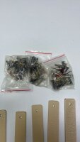 Ledergriffe für Möbel 16,5 x 2,5 cm,...