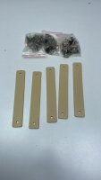 Ledergriffe für Möbel 16,5 x 2,5 cm, Schrankgriff Türgriff 5 Stk, Brute Strength