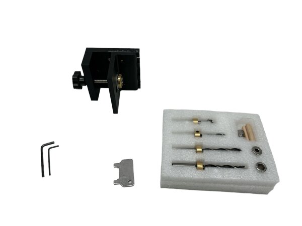 Bohrschablone Praktische Dübelhilfe Auf Holz zentriert 6/8/10mm Dübel Jig Kit