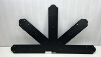 VEVOR Flachverbinder  Giebelplatte Holzverbinder Lochplatte Edelstahl 920x520 mm
