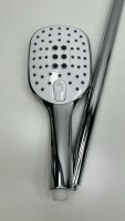JOHO Duschstange Duschbrause mit Schlauch und Halterung Edelstahl 70 cm Chrom