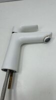 hansgrohe Wasserhahn Waschtischarmatur Talis E wassersparend 110mm Mattweiß