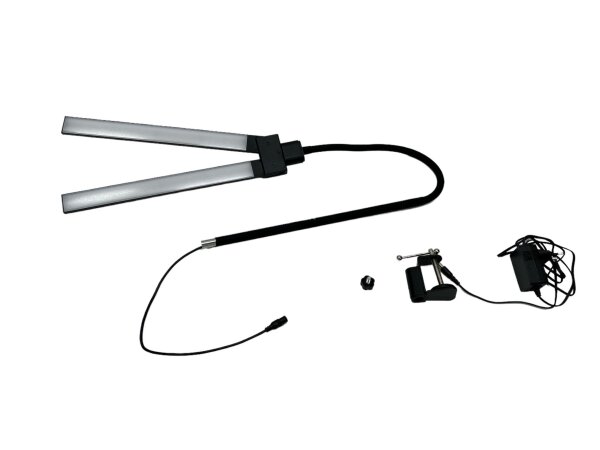 Schreibtischlampe Tischlampe LED Lampe Dimmbar, Klemmbar 4 Farbmodi & Helligkeit