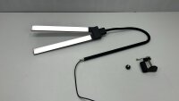 Schreibtischlampe Tischlampe LED Lampe Dimmbar, Klemmbar 4 Farbmodi & Helligkeit