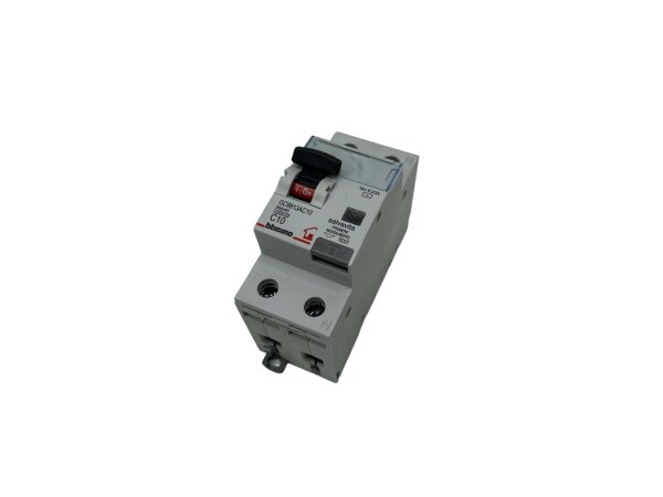 Bticino Fehlerstrom und Leitungsschutzschalter 4,5kA - Idn 0,01A AC Typ 10A
