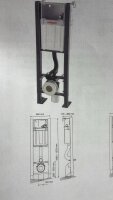 Wirquin Vorwandelement Unterputzspülkasten Universal Hänge-WC, Smart Rock