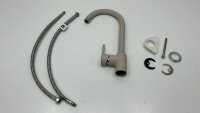 Franke Küchenarmatur Hochdruck mit festem Auslauf Pola 115.0298.095, Chrom/Beige