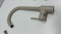 Franke Küchenarmatur Hochdruck mit festem Auslauf Pola 115.0298.095, Chrom/Beige