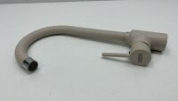 Franke Küchenarmatur Hochdruck mit festem Auslauf Pola 115.0298.095, Chrom/Beige