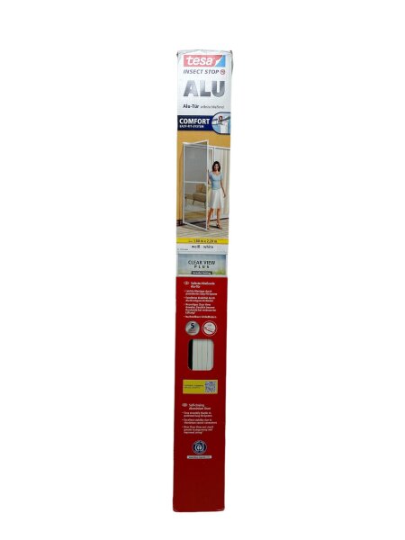 tesa Fliegengitter Insektengitter für Türen Insect Stop ALU COMFORT 100 x 220cm