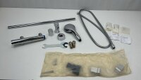GROHE Duschset Brauseset Thermostat wassersparend Precision Get Chrom, 34856000