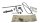 GROHE Duschset Brauseset Thermostat wassersparend Precision Get Chrom, 34856000