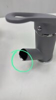 Schock Küchenarmatur Wasserhahn Hochdruck mit ausziehbarer Schlauchbrause Cosmo