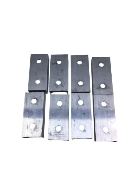 C-Profilverbinder Schienenverbinder zur Montage von Aluminiumprofilen 8 Stück