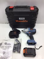 Handife Akku Schlagschrauber 600 Nm 4 Stecknüsse-17/19/21/23 mm 4Ah Akku