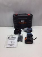 Handife Akku Schlagschrauber 600 Nm 4 Stecknüsse-17/19/21/23 mm 4Ah Akku