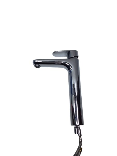 Bächlein Badarmatur Einhebelmischer für Aufsatzwaschbecken, Keila hoch, Chrom
