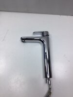 Bächlein Badarmatur Einhebelmischer für Aufsatzwaschbecken, Keila hoch, Chrom
