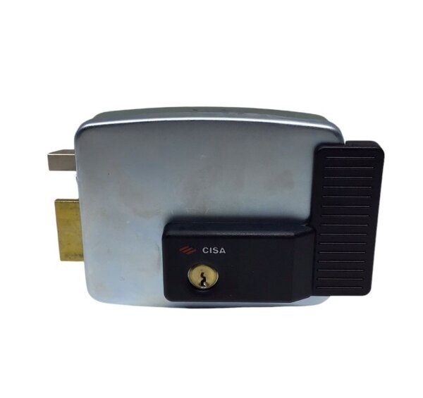 Cisa Elektronisches Schloss, 12 V, verzinkt, silber, 11721802