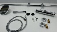 Rousseau Duschsystem Duscharmatur mit Thermostat 4056025 Loona Combi Chrom