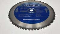 Evolution Sägeblatt 355mm zum Schneiden von Baustahl, für Kreissäge und Kappsäge