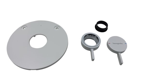 hansgrohe Unterputzarmatur Einhebelmischer Mischbatterie DuoTurn S Mattweiß