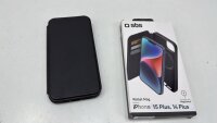 Magsafe Schutzhülle Iphone 15/14 Plus Handyhülle Schwarz Klappbare Hülle