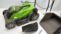Greenworks Akku Rasenmäher Kabellos 40V bis zu 200 m² 35 cm Schnittbreite
