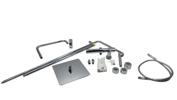 Jacob Delafon Duschsystem Duscharmatur Regendusche E32850-CP Verchromt