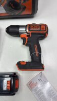 Black+Decker Akku-Bohrschrauber Akkuschrauber 18 V ASD18K Autoselect-Technologie