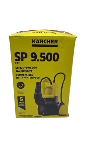 Kärcher Schmutztauchpumpe für Abwasser, SP 9.500, 9.500 l/h Druck 0,6 bar