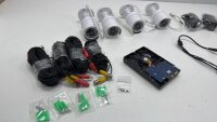Überwachungskamera Set mit Festplatte und LAN-DVR 4 Kameras 500 GB