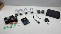 Überwachungskamera Set mit Festplatte und LAN-DVR 4 Kameras 500 GB