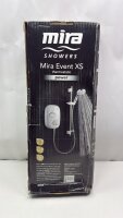 Mira Duschsystem Thermostatgeregelte Dusche, Weiß, XS 1.1532.400 Event